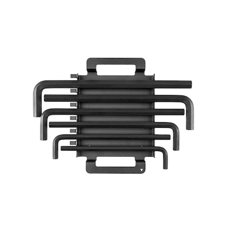 Tekton Flat End Hex L-Key Set with Rack, 6-Piece (7/16-3/4 in.) KLX92101